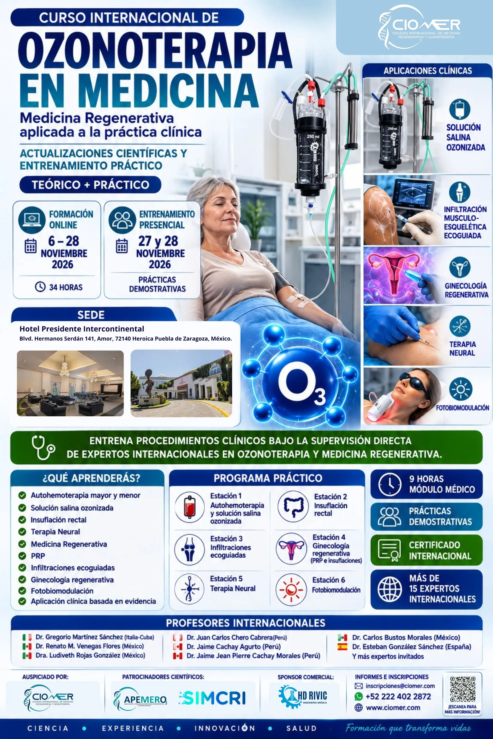 Curso Internacional de Ozonoterapia en Medicina