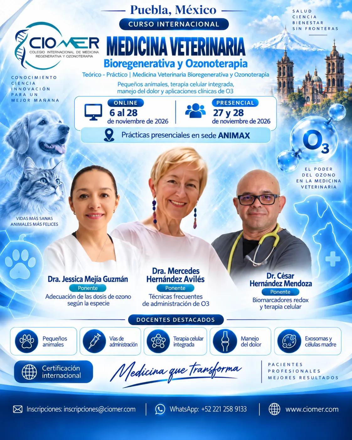 Curso Internacional de Ozonoterapia Veterinaria